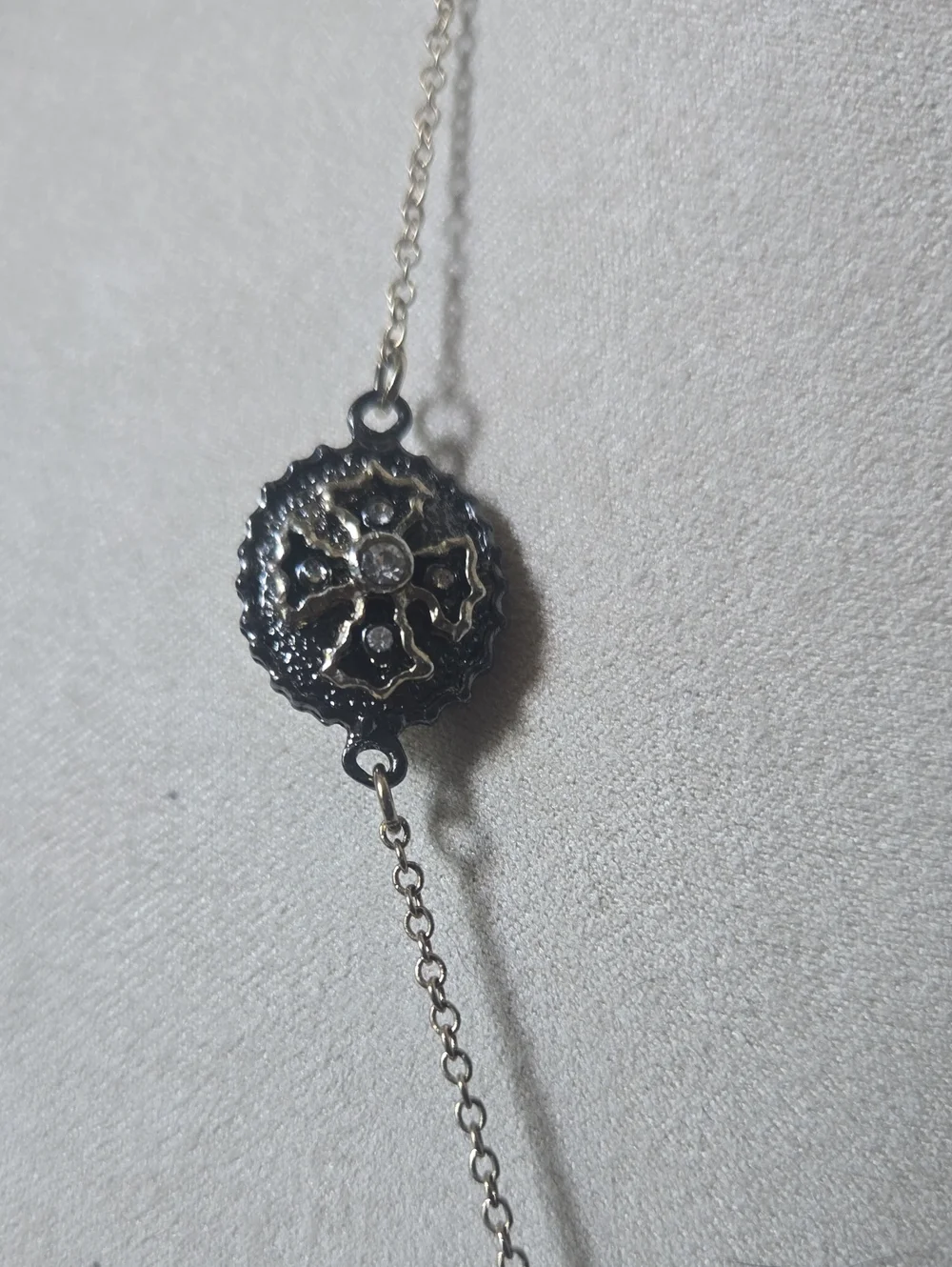 Vintage Victorian Silver And Gold Tone Filigree Bead Long Necklace 💫